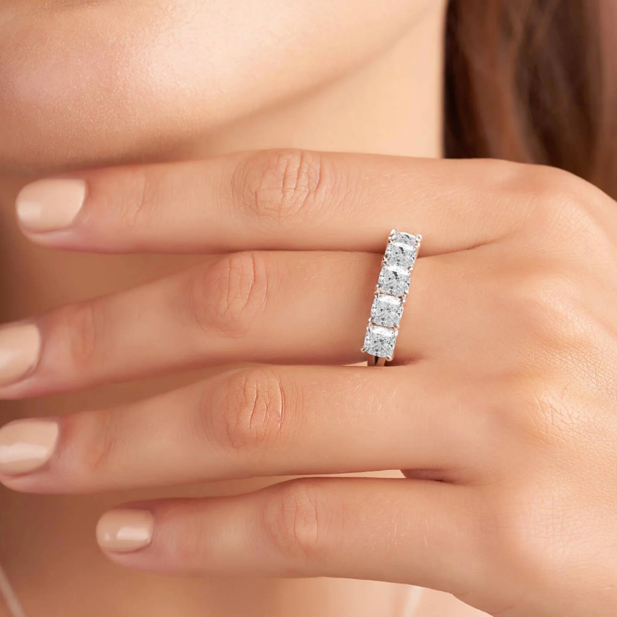 Cassia – Cushion Lab diamantförlovningsring